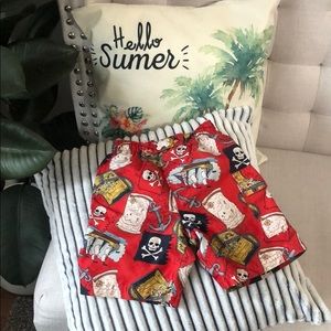 3/$15 OP brand Pirate toddler boys swim trunks 3T